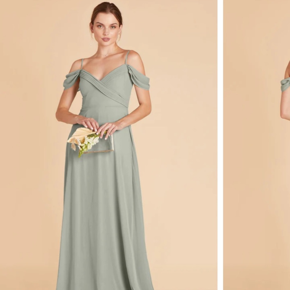 Spence convertable dress chiffon sage Birdy Grey size S